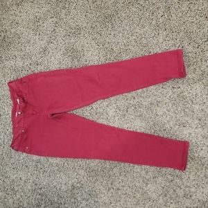 Maurices red full-length pants